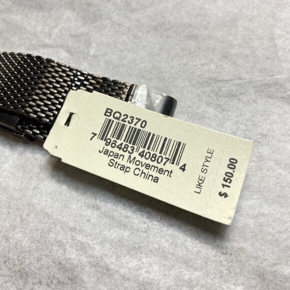 Fossil BQ2370 Rhett Quartz Grey Smoke Black Mesh Watch for Mens - Picture 6 of 6